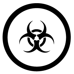 Pictogramme SIMDUT Matières infectieuses présentant un danger biologique –
  symbole propre au Canada