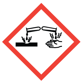 Pictogramme SIMDUT Corrosion – symbole de danger corrosif