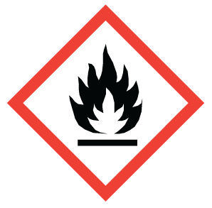 Pictogramme SIMDUT Flamme – symbole de danger inflammable