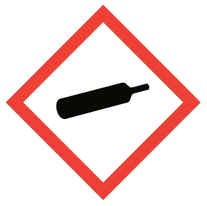 Pictogramme SIMDUT Bouteille à gaz – symbole de gaz sous pression