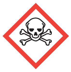 WHMIS skull and crossbones pictogram